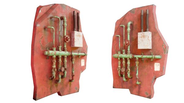 Grungy industrial Pipes