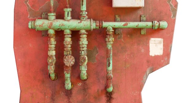 Grungy industrial Pipes