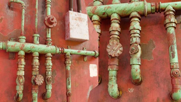 Grungy industrial Pipes