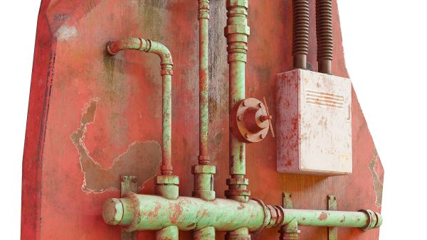 Grungy industrial Pipes