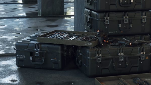 Gun and Boxes SciFi - PBR 3D Asset Kit