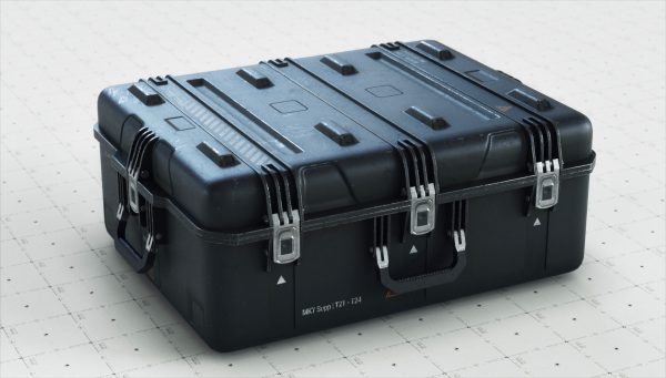 Gun and Boxes SciFi - PBR 3D Asset Kit