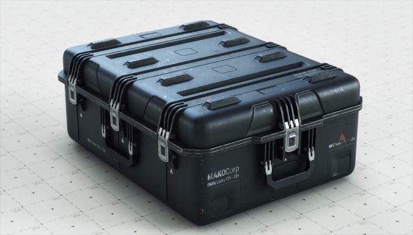 Gun and Boxes SciFi - PBR 3D Asset Kit