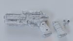 Gun and Boxes SciFi - PBR 3D Asset Kit