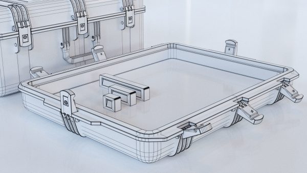 Gun and Boxes SciFi - PBR 3D Asset Kit