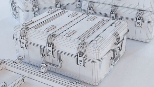 Gun and Boxes SciFi - PBR 3D Asset Kit