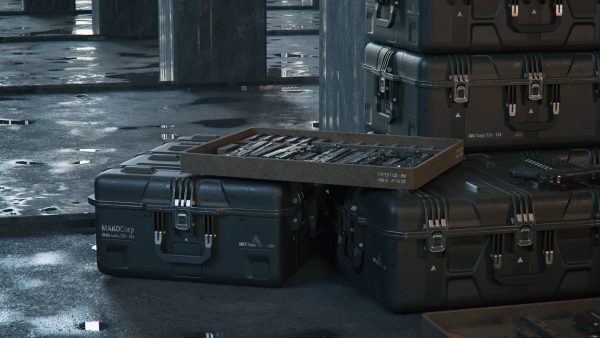 Gun and Boxes SciFi - PBR 3D Asset Kit