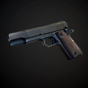 gun-pistol-with-alpha-map-seamless-pbr-texture-3d-model-obj-mtl