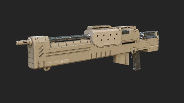 Gun Rifle Sci Fi ready for Games