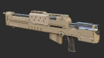 Gun Rifle Sci Fi ready for Games
