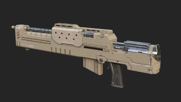 Gun Rifle Sci Fi ready for Games