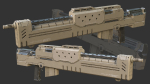 Gun Rifle Sci Fi ready for Games