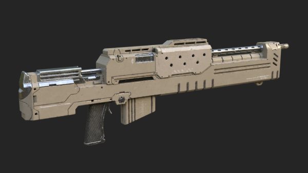 Gun Rifle Sci Fi ready for Games