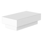 Gunmetal Steel Rectangle Coffee Table