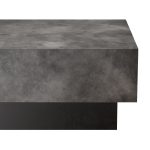 Gunmetal Steel Rectangle Coffee Table