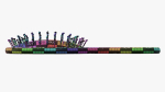 Hair brush paddle