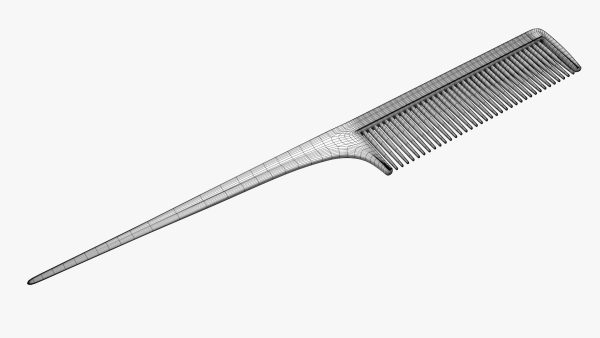 Hair comb rat tail