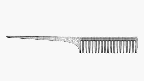 Hair comb rat tail