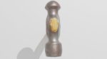 Hammer with wooden handle