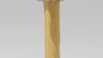 Hammer with wooden handle