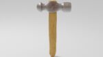 Hammer with wooden handle