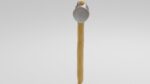 Hammer with wooden handle