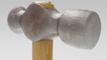 Hammer with wooden handle