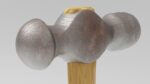 Hammer with wooden handle