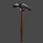Hammer 3D Model Low-Poly