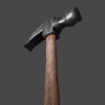 Hammer 3D Model Low-Poly