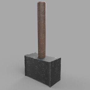 hammer-3d-model-low-poly-obj-fbx-ma