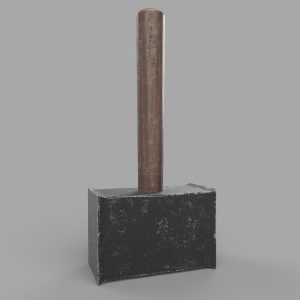 Hammer wooden shovel