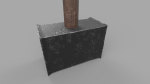 Hammer wooden shovel