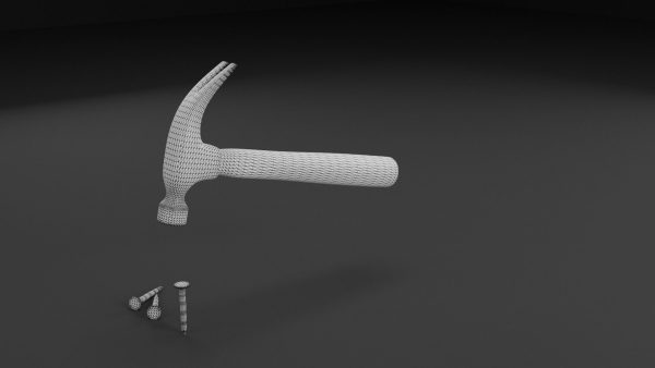 Hammer Animated 3D Model