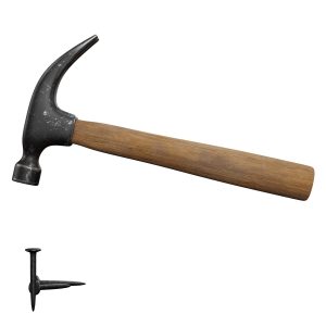 Hammer Animated 3D Model