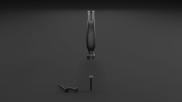 Hammer Animated 3D Model