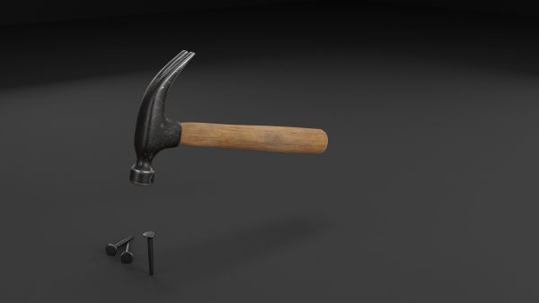 Hammer Animated 3D Model