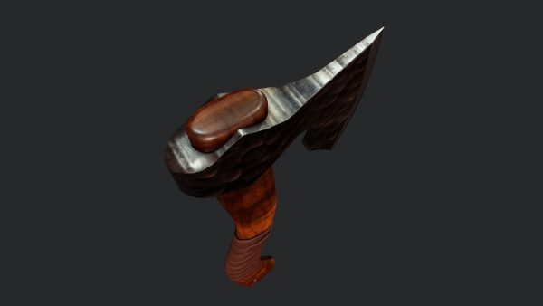 Hammered Metal Axe - Tutorial Included