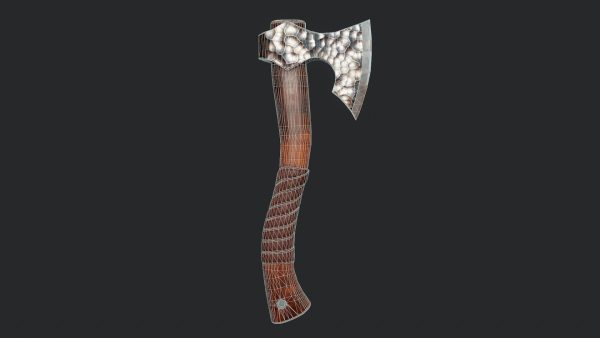 Hammered Metal Axe - Tutorial Included