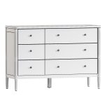 Hampshire Cozy Grey Wood 6 Drawer Kids Dresser