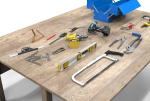 Hand tools complete 3d model