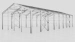 Hangar industrial construction