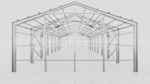 Hangar industrial construction