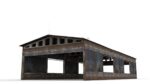Hangar old rusty barn