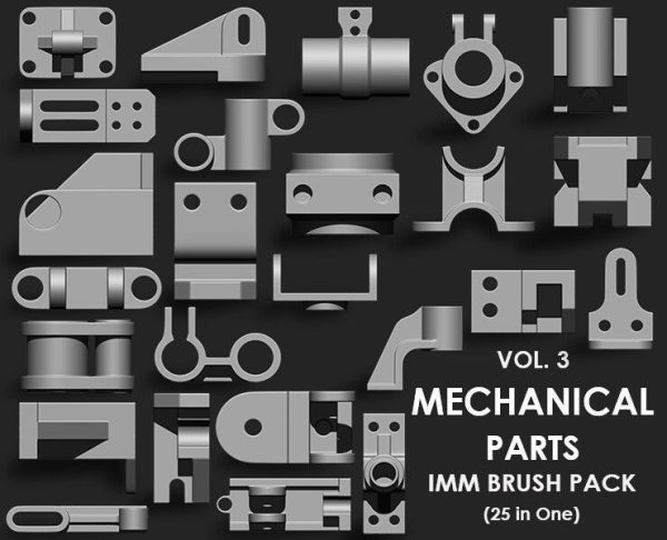 Hardsurface Environment Megapack Imm Brushes 409 All in One