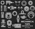 Hardsurface Environment Megapack Imm Brushes 409 All in One
