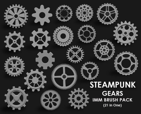 Hardsurface Environment Megapack Imm Brushes 409 All in One