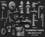 Hardsurface Environment Megapack Imm Brushes 409 All in One