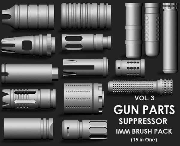 Hardsurface Environment Megapack Imm Brushes 409 All in One