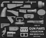 Hardsurface Environment Megapack Imm Brushes 409 All in One